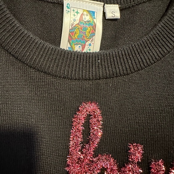 Queen of Sparkles Holiday Sweater - Picture 3 of 5